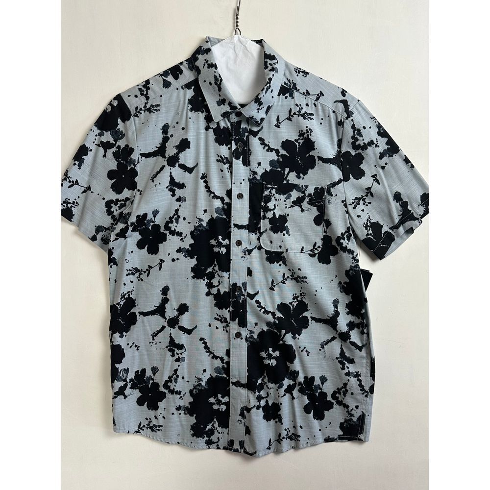 Volcom Men's Button Down Shirt‎ Modern Fit Small Floral NWT